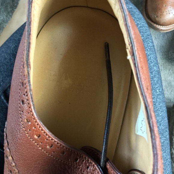 Bally Switzerland Oxford Shoes In Brown Leather Size 7 (Orig. $1250 Now $375) main image 5